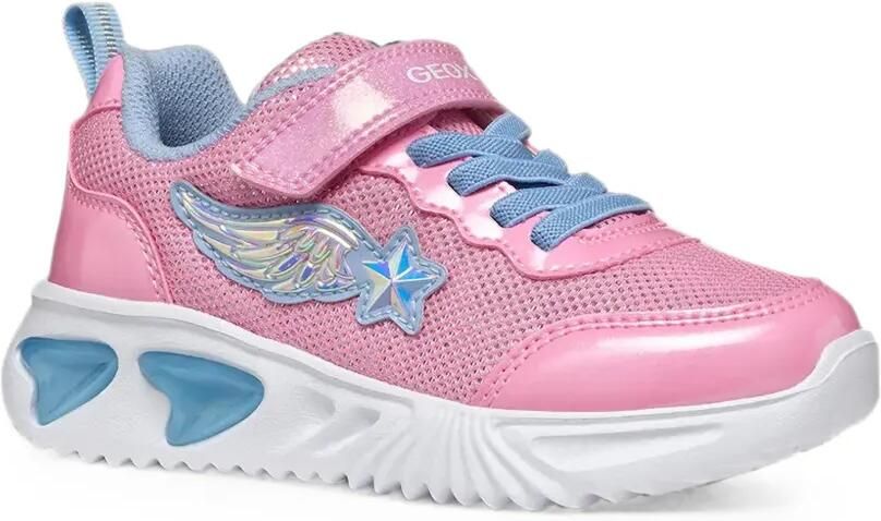 Geox Kids Assister sneakers met klittenband Roze