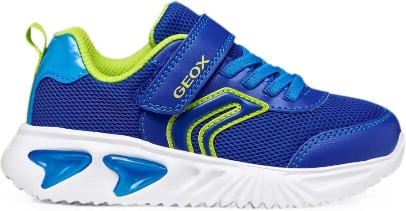 Geox Kids Assister sneakers met klittenband Blauw - Foto 5