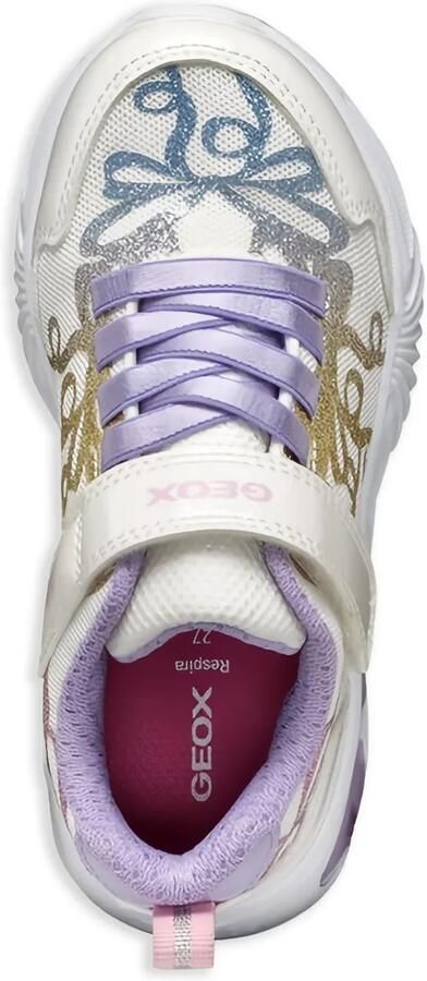 Geox Kids Assister sneakers Wit - Foto 4