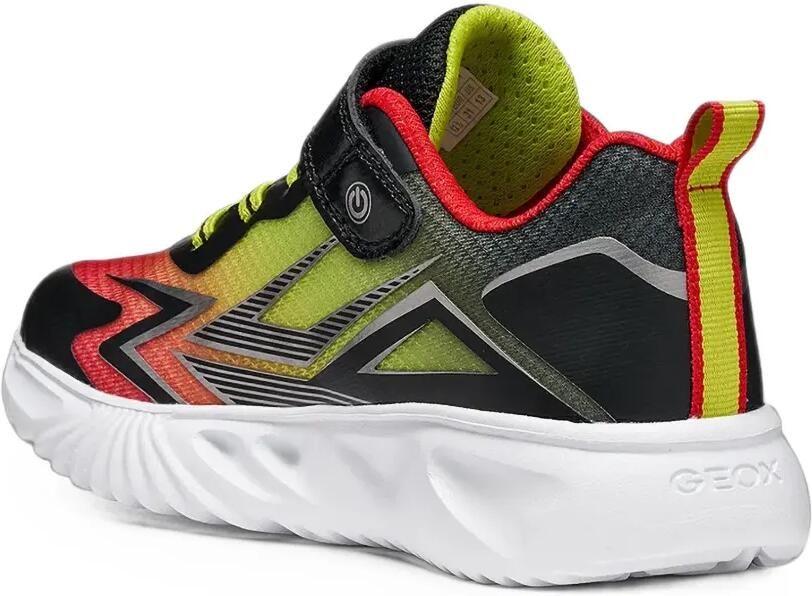 Geox Kids Assister sneakers met klittenband Zwart - Foto 2