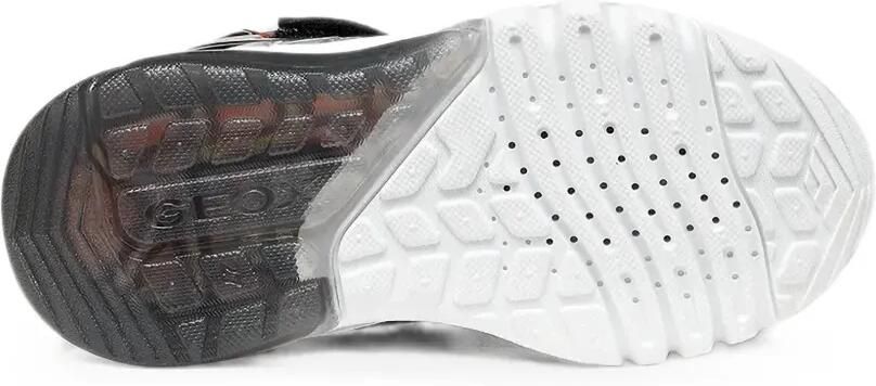 Geox Kids Bat sneakers met klittenband Zwart - Foto 5