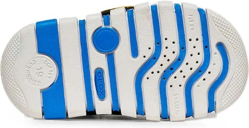 Geox Kids Bat sneakers met klittenband Zwart - Foto 4