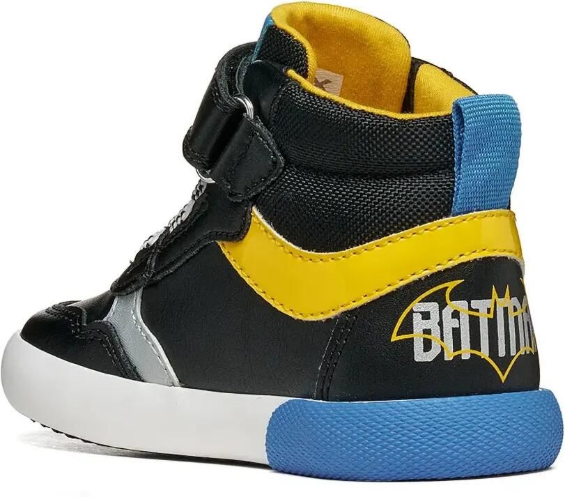 Geox Kids Bat sneakers met klittenband Zwart - Foto 2