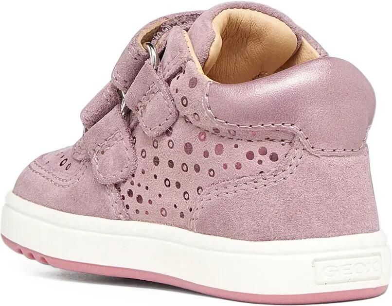 Geox Kids Biglia sneakers met klittenband Roze