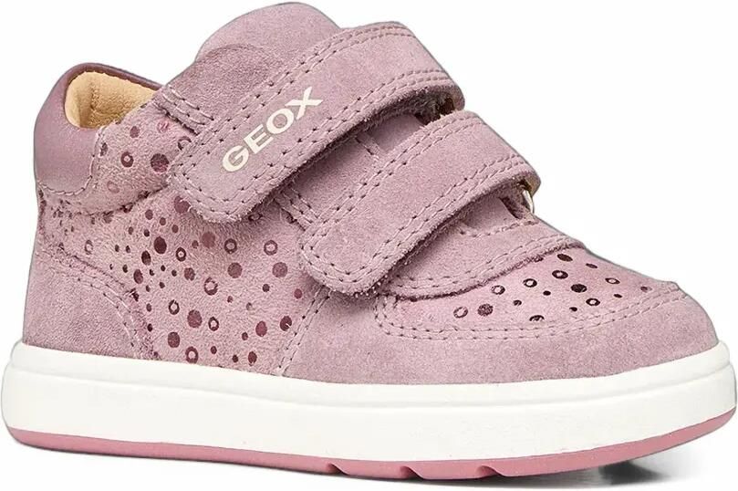 Geox Kids Biglia sneakers met klittenband Roze - Foto 2