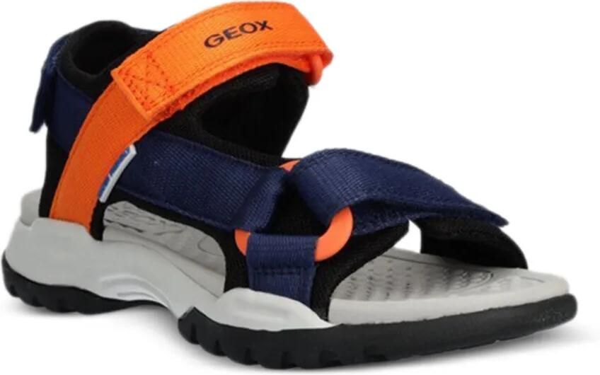Geox Kids Borealis sandalen met bandje Blauw