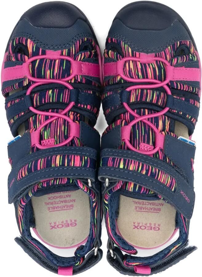 Geox Kids Borealis sandalen met gesloten neus Blauw