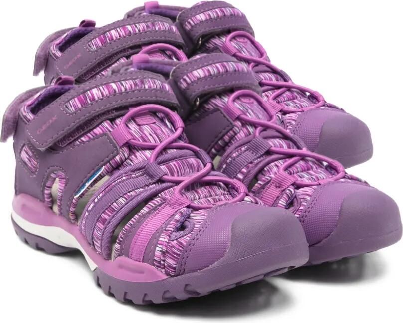 Geox Kids Borealis sandalen met gesloten neus Paars - Foto 2