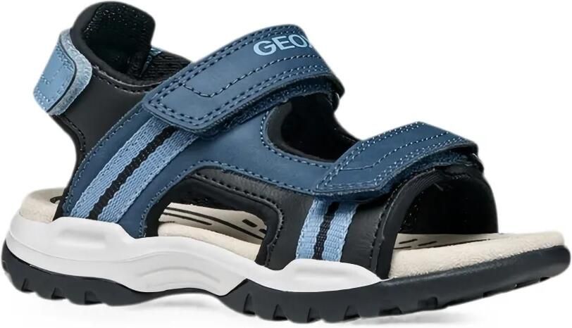 Geox Kids Borealis sandalen met klittenband Blauw