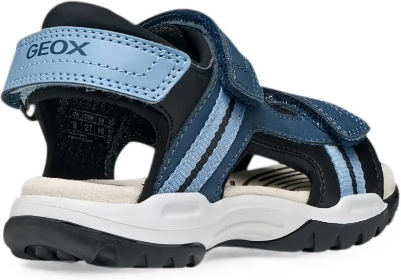 Geox Kids Borealis sandalen met klittenband Blauw - Foto 2