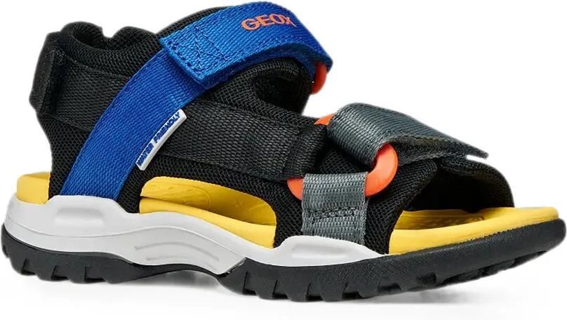 Geox Kids Borealis sandalen met klittenband Zwart