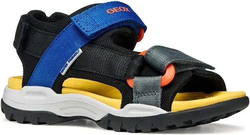 Geox Kids Borealis sandalen met klittenband Zwart - Foto 3