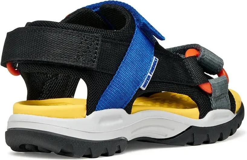 Geox Kids Borealis sandalen met klittenband Zwart - Foto 2