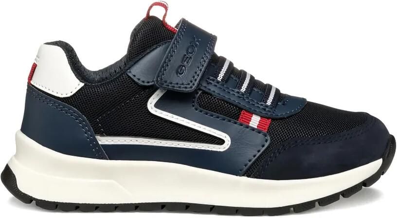 Geox Kids Briezee sneakers met mesh vlak Blauw