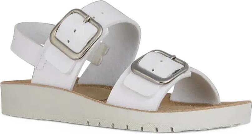 Geox Kids buckle-fastening slingback sandals Wit