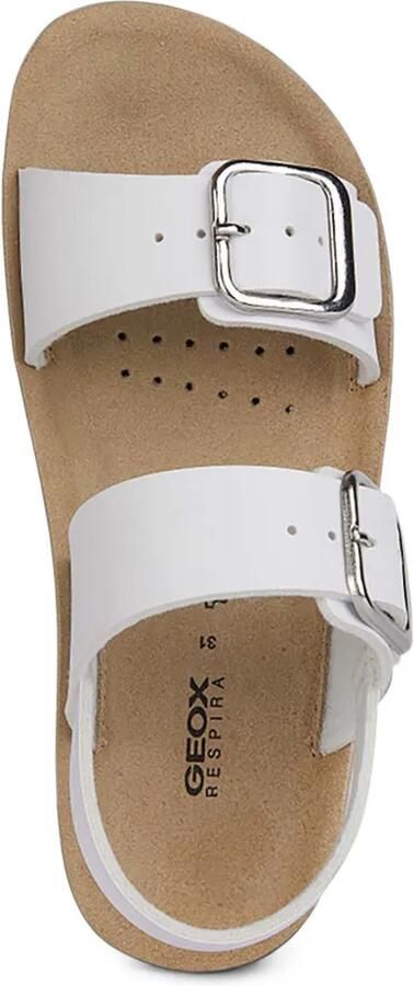 Geox Kids buckle-fastening slingback sandals Wit - Foto 4