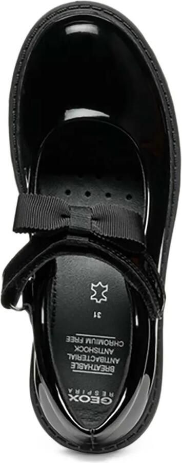 Geox Kids Casey ballerina's met strik-detail Zwart - Foto 4