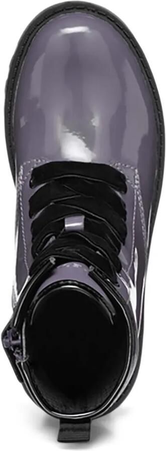 Geox Kids Casey star-patchwork ankle boots Paars - Foto 4