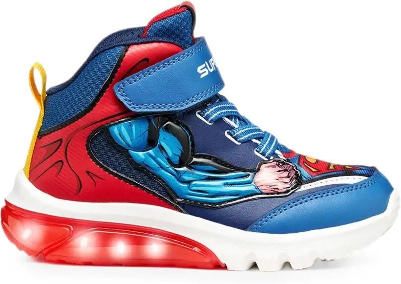 Geox Kids Ciberdron light-up sneakers Blauw - Foto 4
