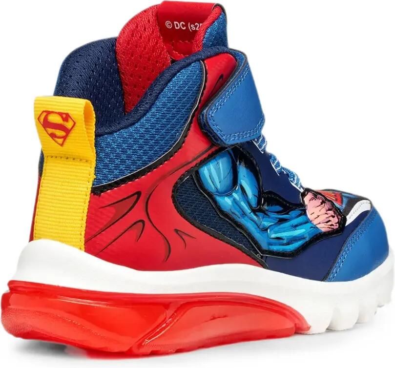 Geox Kids Ciberdron light-up sneakers Blauw - Foto 3