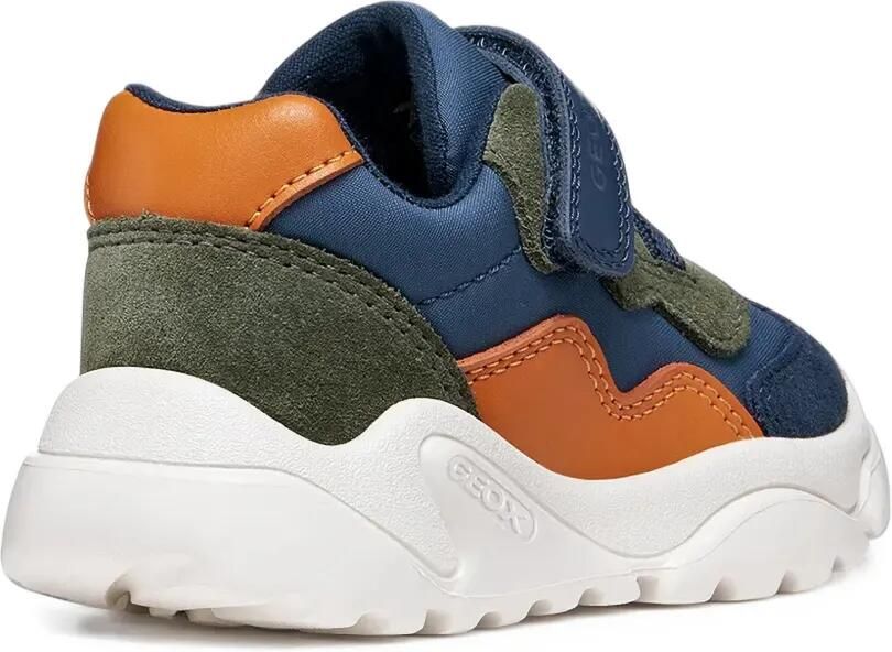 Geox Kids Ciufciuf panelled touch-strap sneakers Blauw - Foto 2