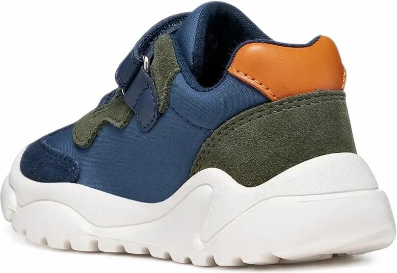 Geox Kids Ciufciuf panelled touch-strap sneakers Blauw - Foto 3
