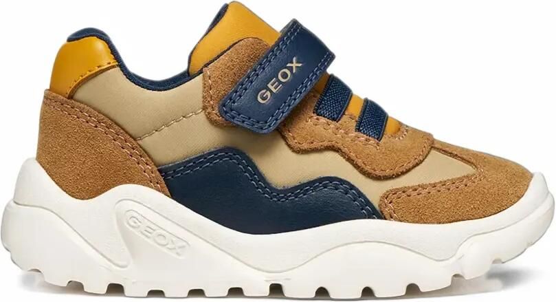 Geox Kids Ciufciuf panelled touch-strap sneakers Bruin - Foto 5