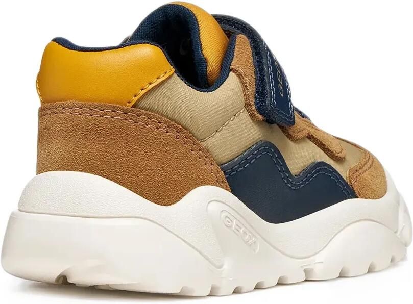 Geox Kids Ciufciuf panelled touch-strap sneakers Bruin - Foto 2