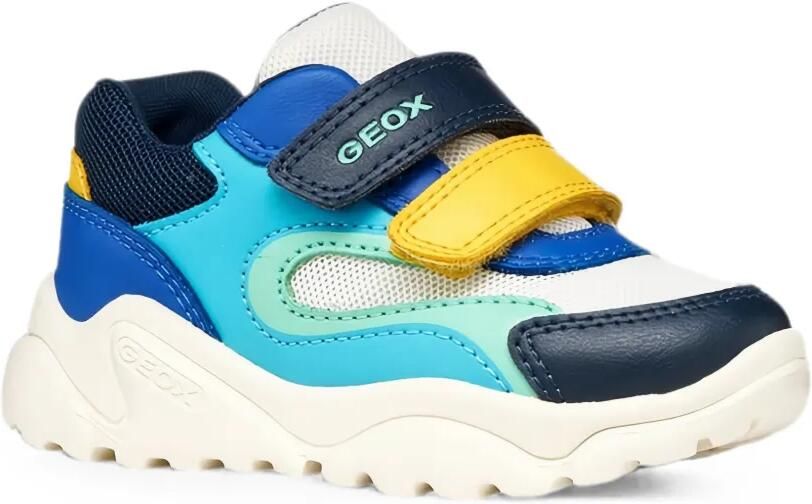 Geox Kids Ciufciuf sneakers met klittenband Blauw