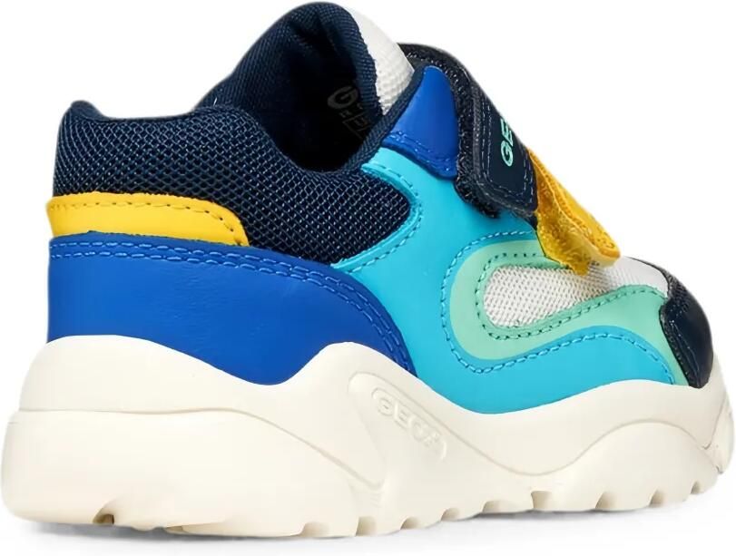 Geox Kids Ciufciuf sneakers met klittenband Blauw - Foto 2