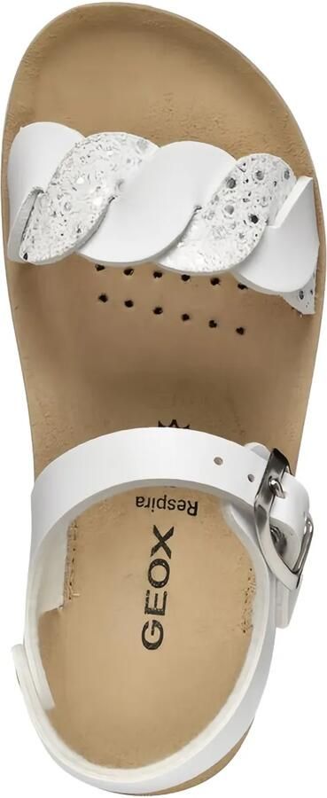 Geox Kids Costarei sandalen met gespsluiting Wit - Foto 2