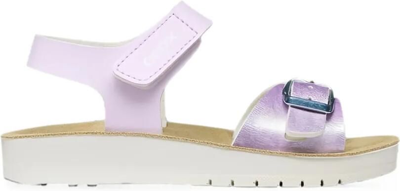 Geox Kids Costarei sandalen met open neus en klittenband Paars - Foto 5