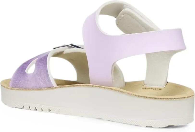 Geox Kids Costarei sandalen met open neus en klittenband Paars - Foto 2