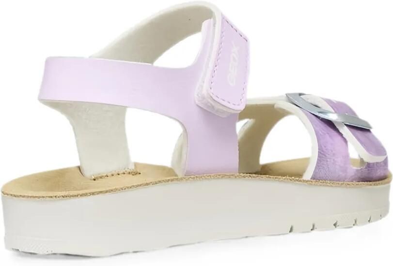 Geox Kids Costarei sandalen met open neus en klittenband Paars - Foto 3