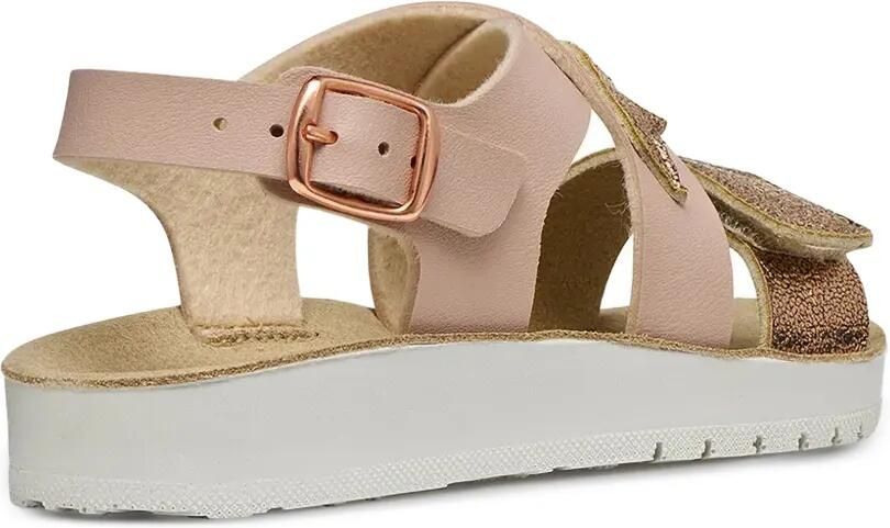 Geox Kids Costarei sandalen met sterpatch en glitters-effect Roze - Foto 2