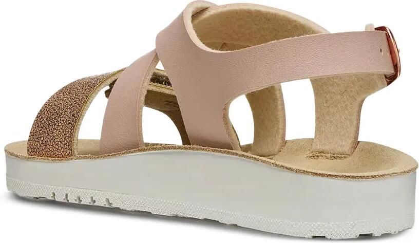 Geox Kids Costarei sandalen met sterpatch en glitters-effect Roze - Foto 3