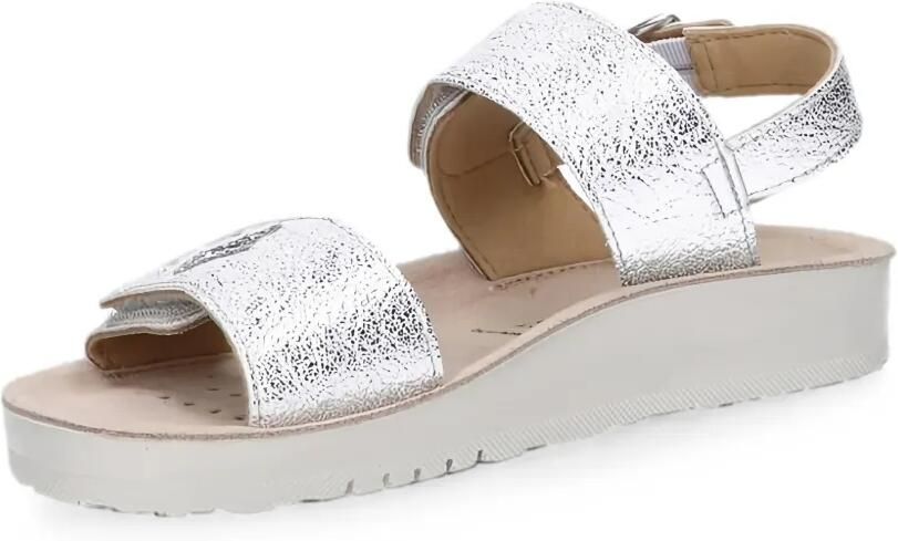Geox Kids Costarei sandalen met sterpatch Zilver