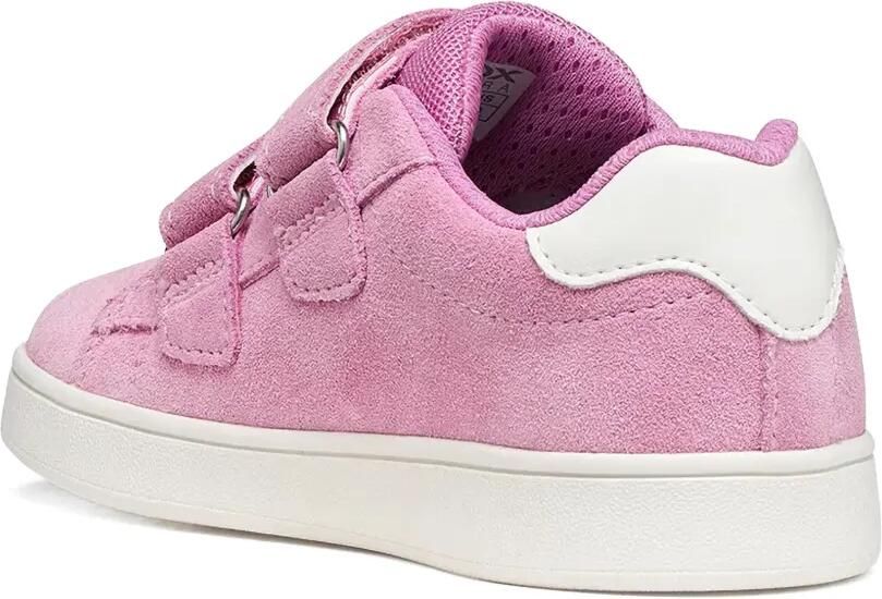 Geox Kids Eclyper sneakers met klittenband en logoprint Roze - Foto 2
