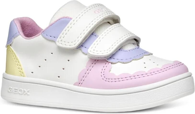 Geox Kids Eclyper sneakers met klittenband Wit