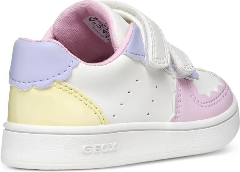 Geox Kids Eclyper sneakers met klittenband Wit - Foto 2