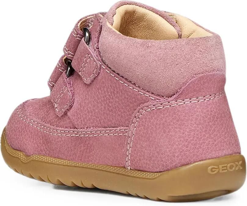 Geox Kids Enkellaarzen met klittenband Roze - Foto 2