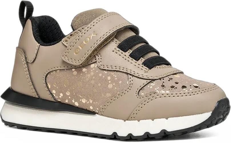 Geox Kids Fastics sneakers met klittenband en vlekken Beige - Foto 3