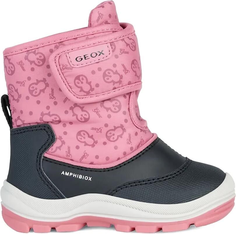 Geox Kids Flanellen abx laarzen Zwart