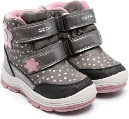 Geox Kids Flanfil ABX laarzen met stippen Grijs