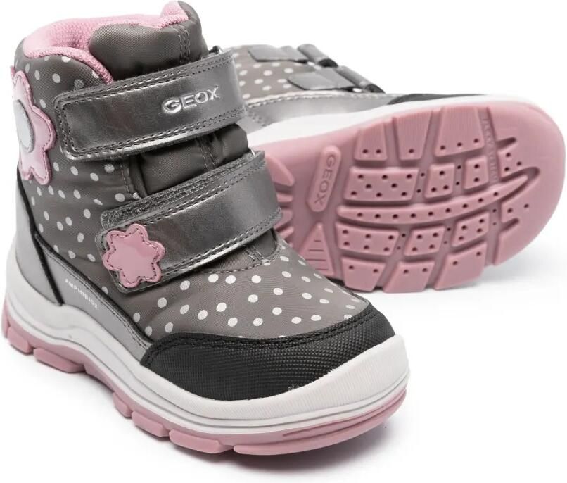 Geox Kids Flanfil ABX laarzen met stippen Grijs - Foto 3