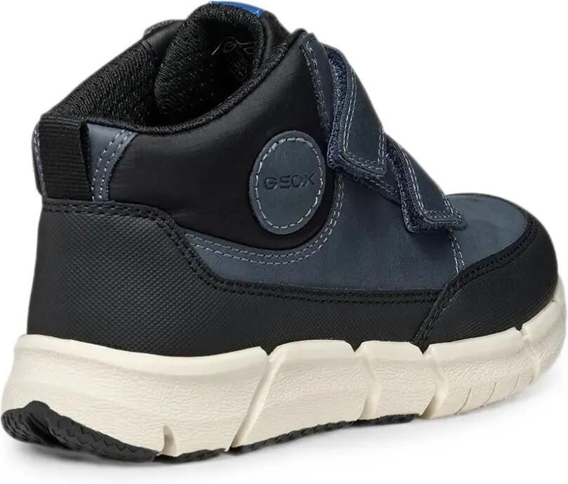 Geox Kids Flexyper enkellaarzen met klittenband Blauw - Foto 2