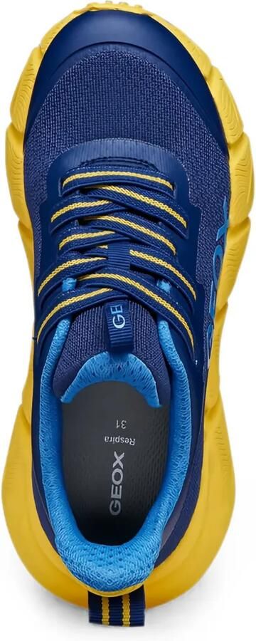 Geox Kids Flexyper Fast sneakers met logoprint Blauw - Foto 3