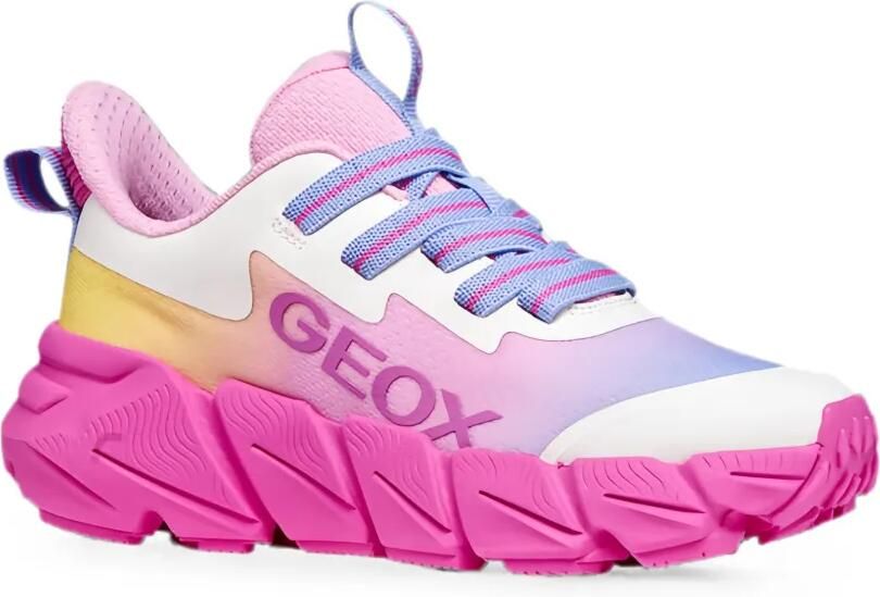 Geox Kids Flexyper hardloopschoenen met kleurverloop Roze