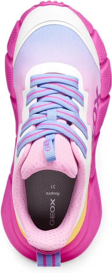 Geox Kids Flexyper hardloopschoenen met kleurverloop Roze - Foto 2