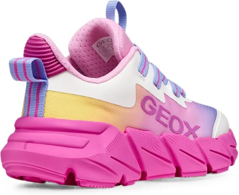 Geox Kids Flexyper hardloopschoenen met kleurverloop Roze - Foto 3